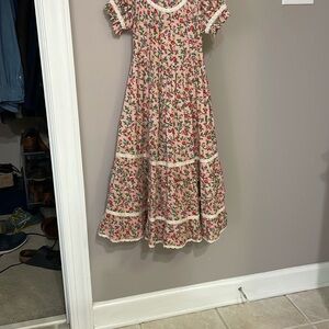 Mini Boden Pink Floral Kids Dress